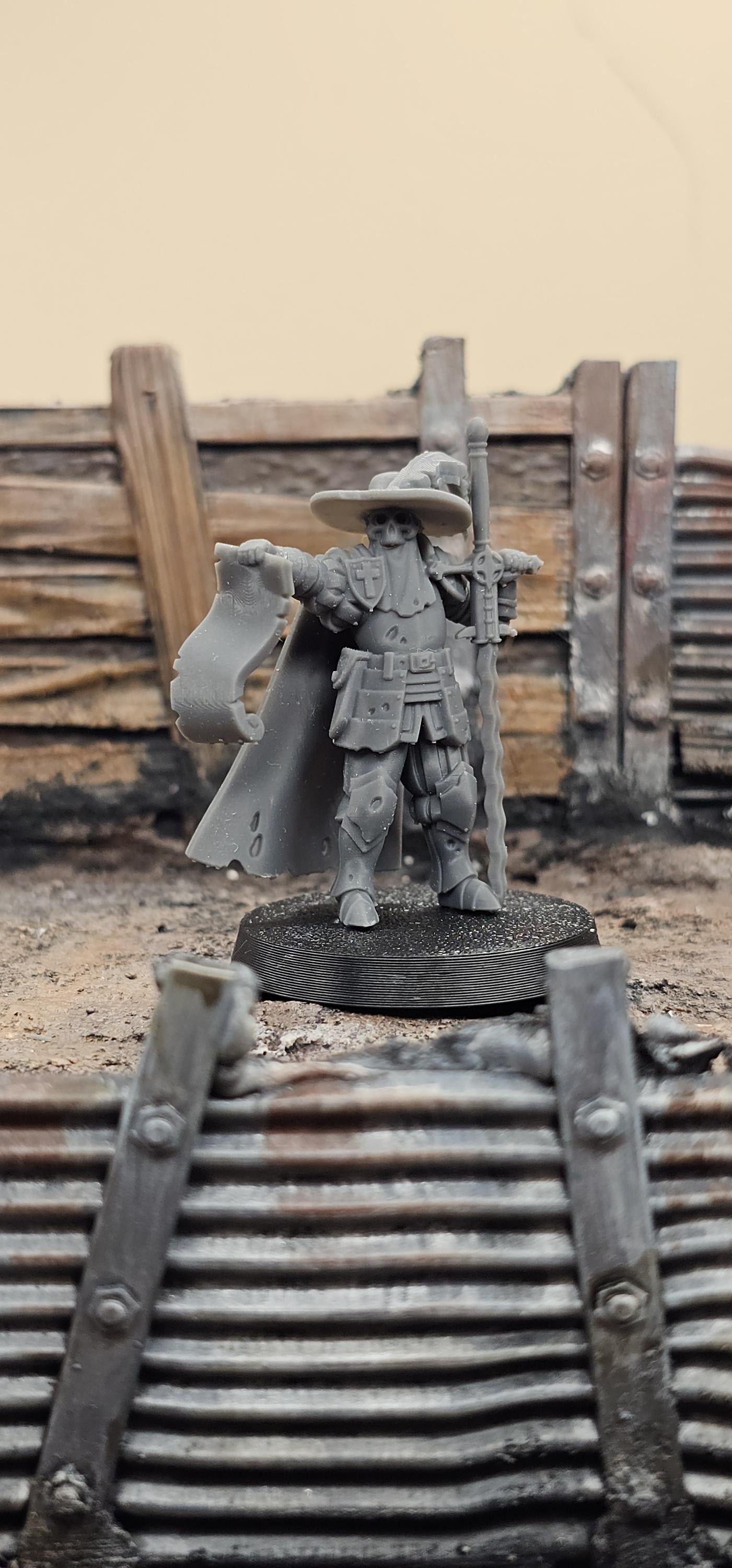 Inquisitor - 3D printed miniature  - Wargaming - Trench Grimdark