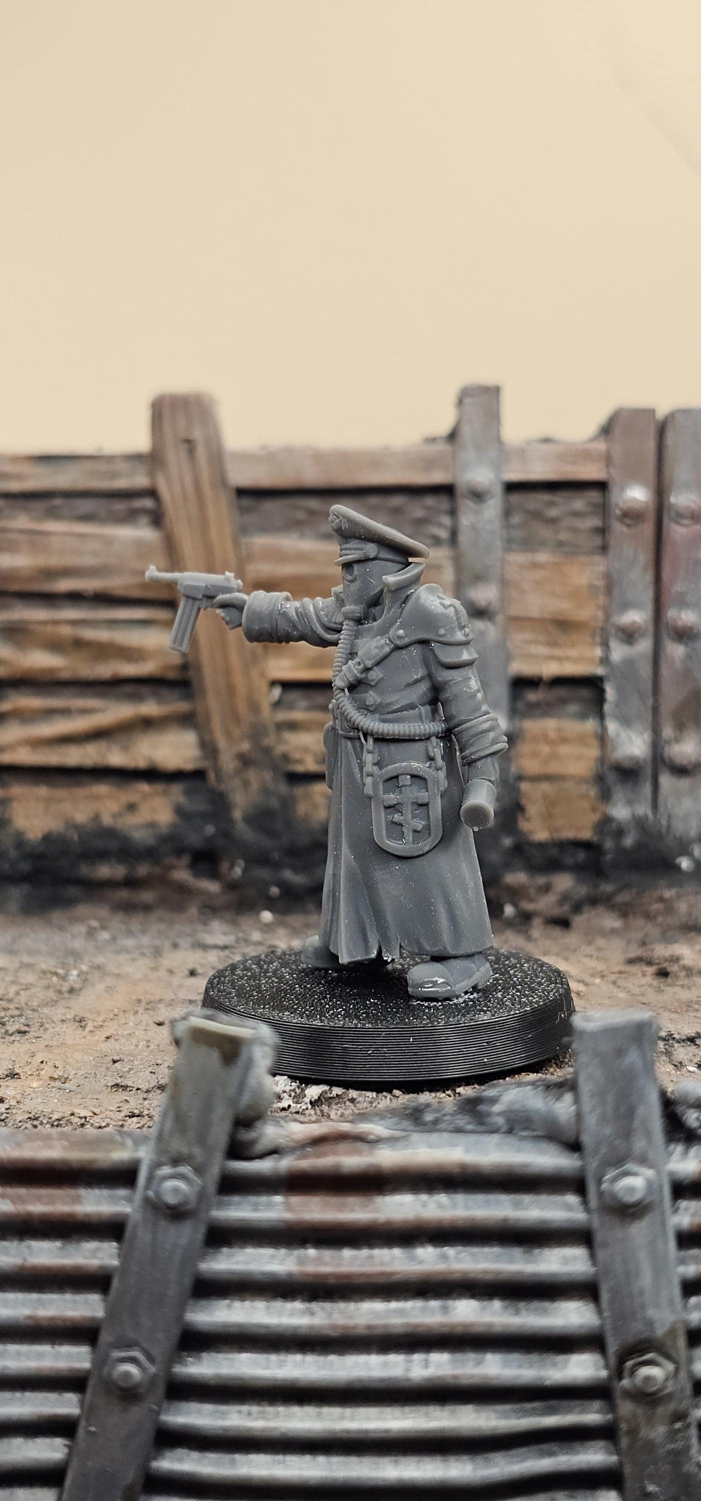 Ltn. Pachomy Zhukov - 3D printed Grimdark Miniature