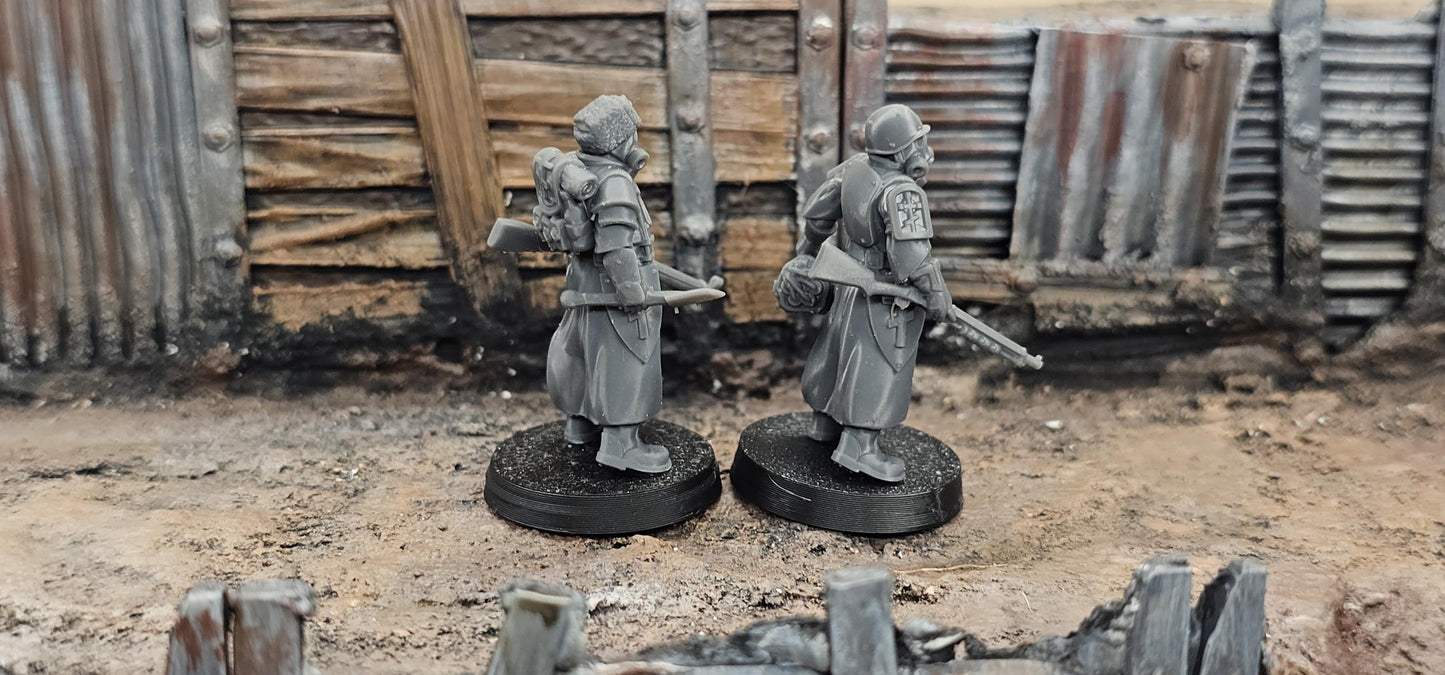 Steel Union Engineers - 3D printed Grimdark Miniature