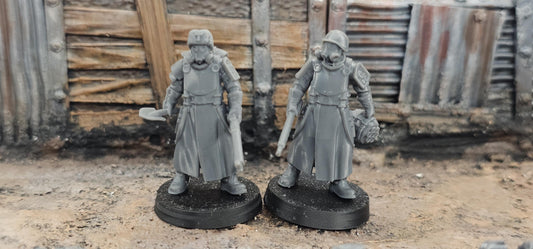 Steel Union Engineers - 3D printed miniature  - Wargaming - Trench Grimdark