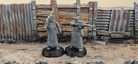 Voroshilov Brothers, the Sniper Twins - 3D printed miniature  - Wargaming - Trench Grimdark