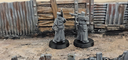 Voroshilov Brothers, the Sniper Twins - 3D printed miniature  - Wargaming - Trench Grimdark