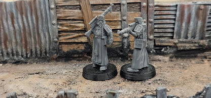 Voroshilov Brothers, the Sniper Twins - 3D printed miniature  - Wargaming - Trench Grimdark