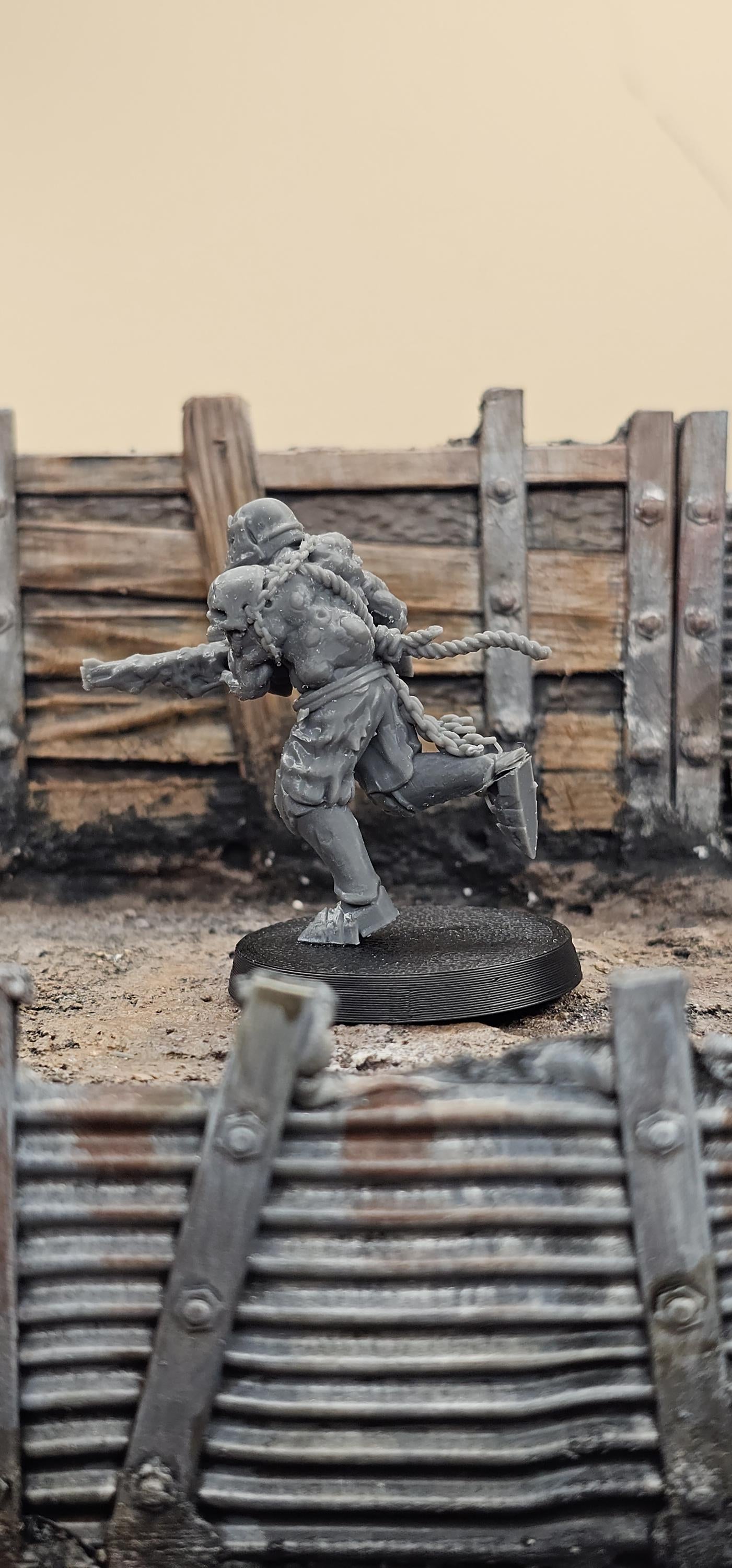 Corpse ranged Guard - 3D printed Grimdark Miniature