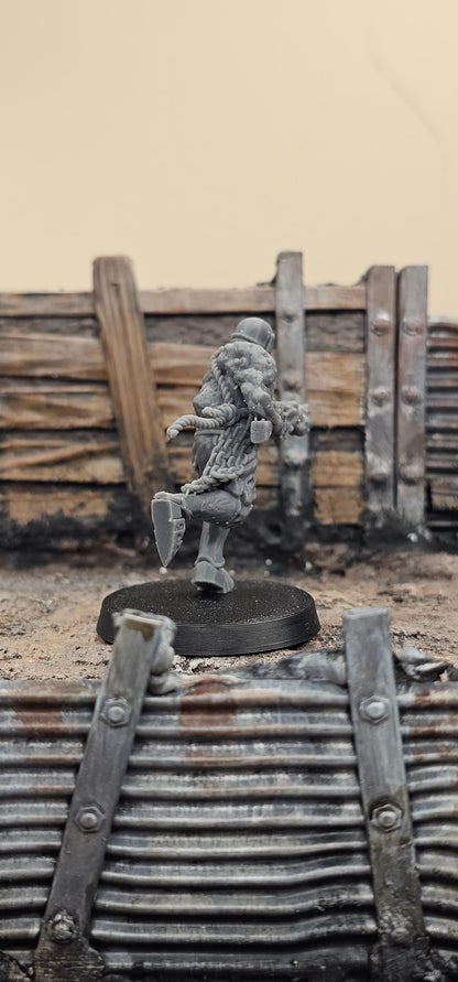 Corpse ranged Guard - 3D printed Grimdark Miniature