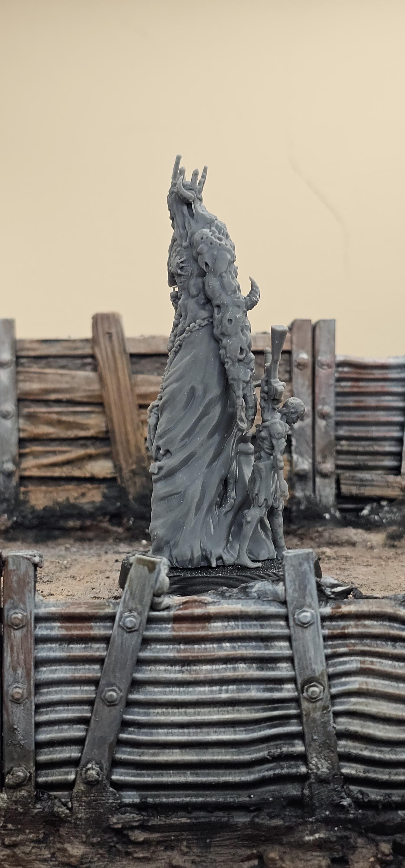 Grail - Tumour Lord - 3D printed miniature  - Wargaming - Trench Grimdark
