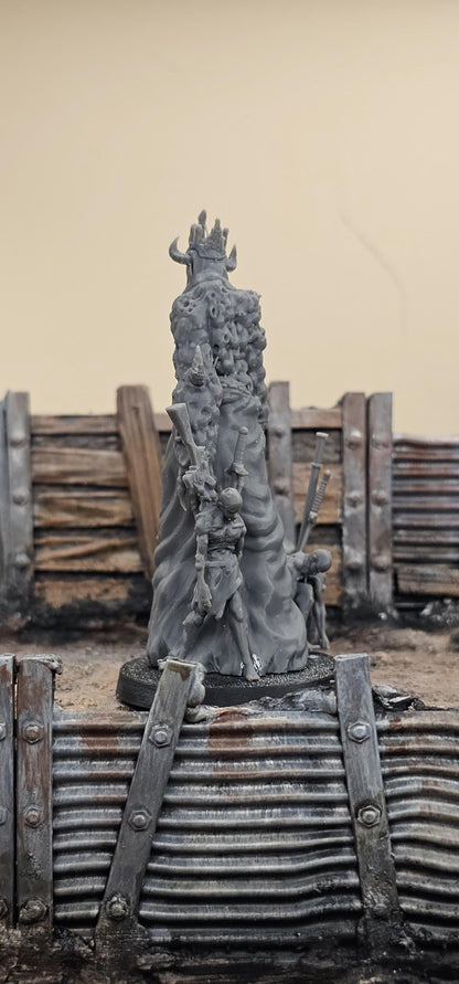 Grail - Tumour Lord - 3D printed miniature  - Wargaming - Trench Grimdark
