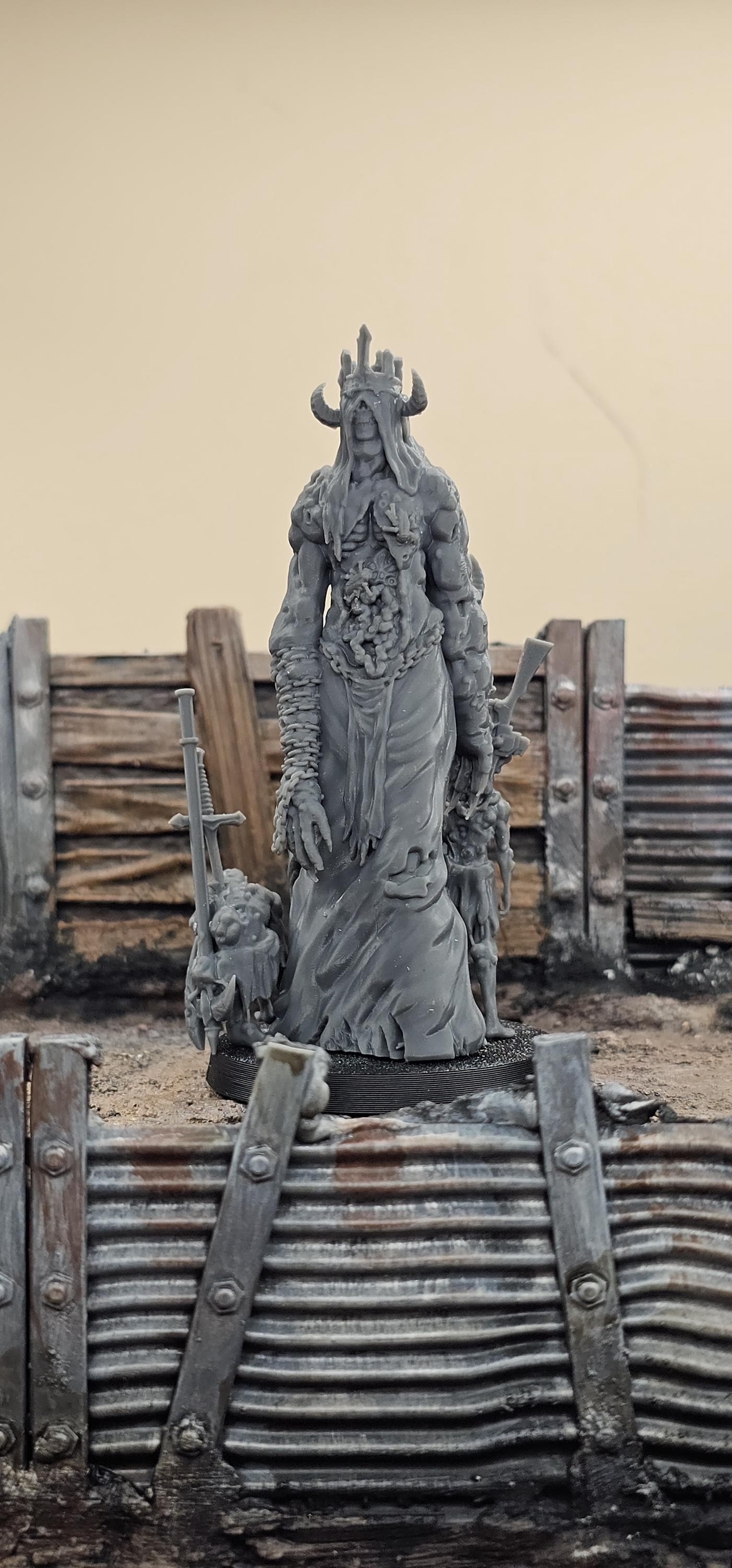 Grail - Tumour Lord - 3D printed miniature  - Wargaming - Trench Grimdark