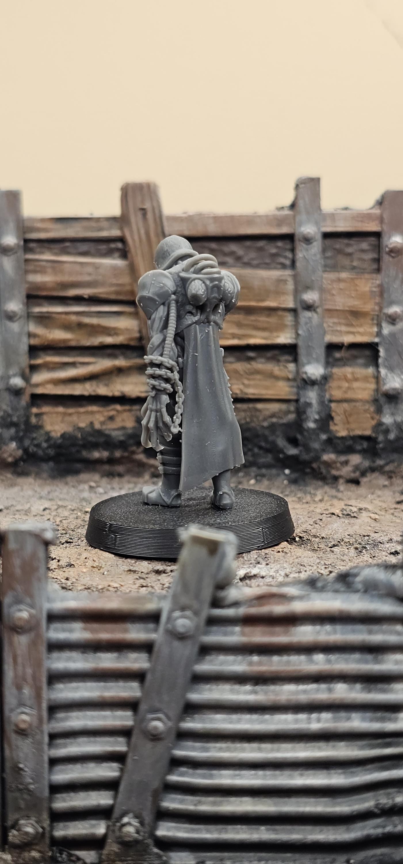Heretic Commando - 3D printed miniature  - Wargaming - Trench Grimdark