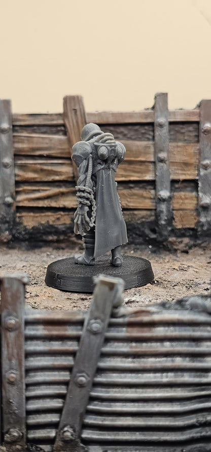 Heretic Commando - 3D printed miniature  - Wargaming - Trench Grimdark