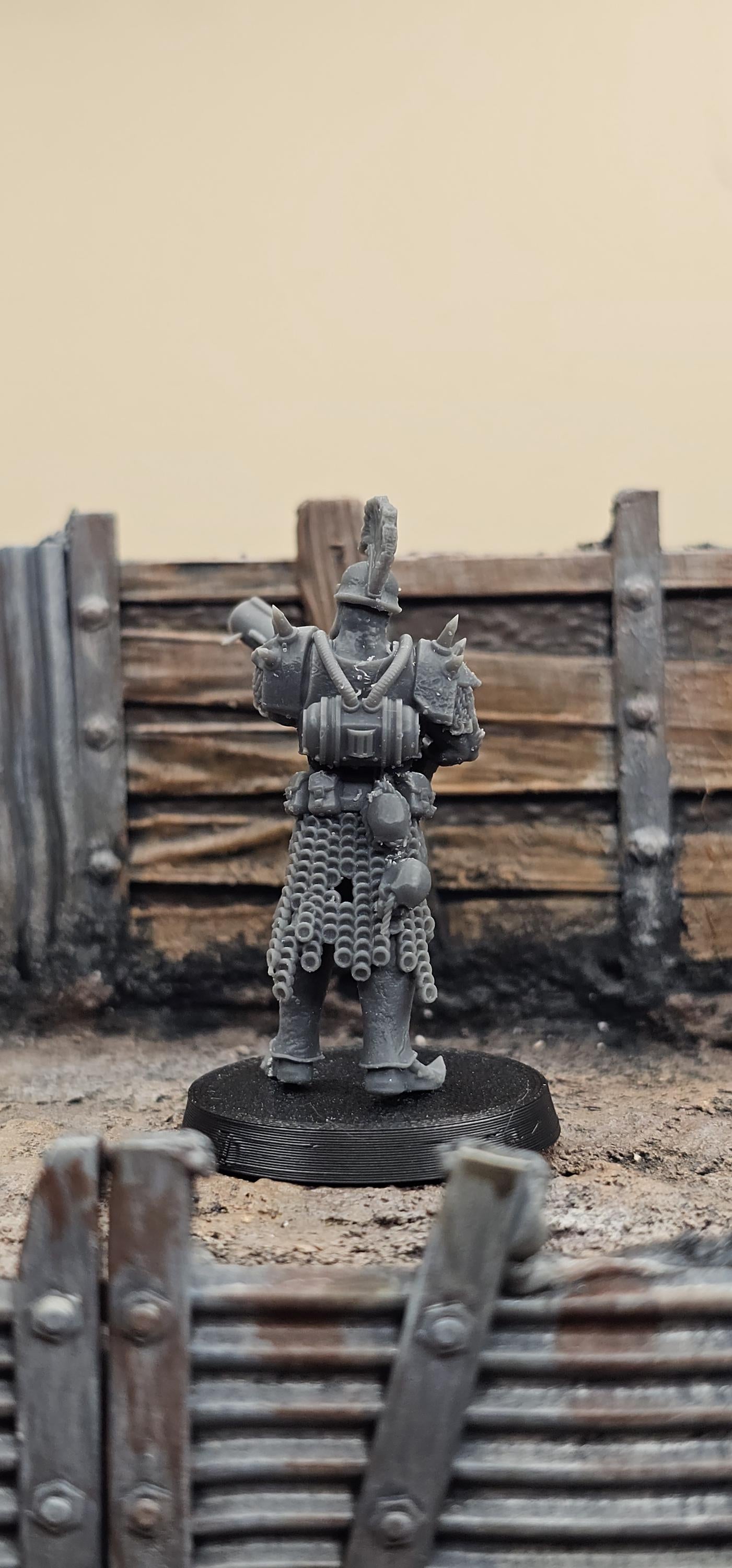Heretics Anointed Knight Granade Launcher - 3D printed Grimdark Miniature