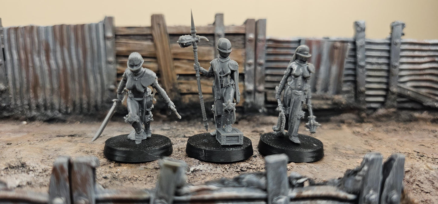 Pilgrims Warband by Kaitech - 17x Grimdark Miniature - 3D printed Grimdark Miniature