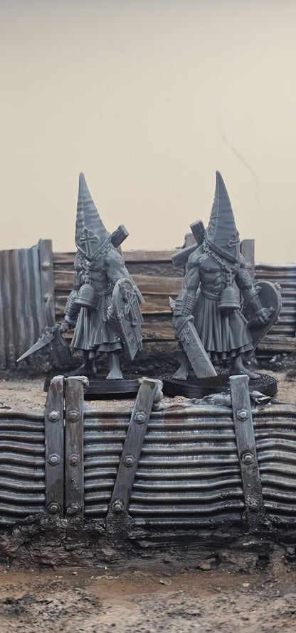 Pilgrims Warband by Kaitech - 17x Grimdark Miniature - 3D printed Grimdark Miniature