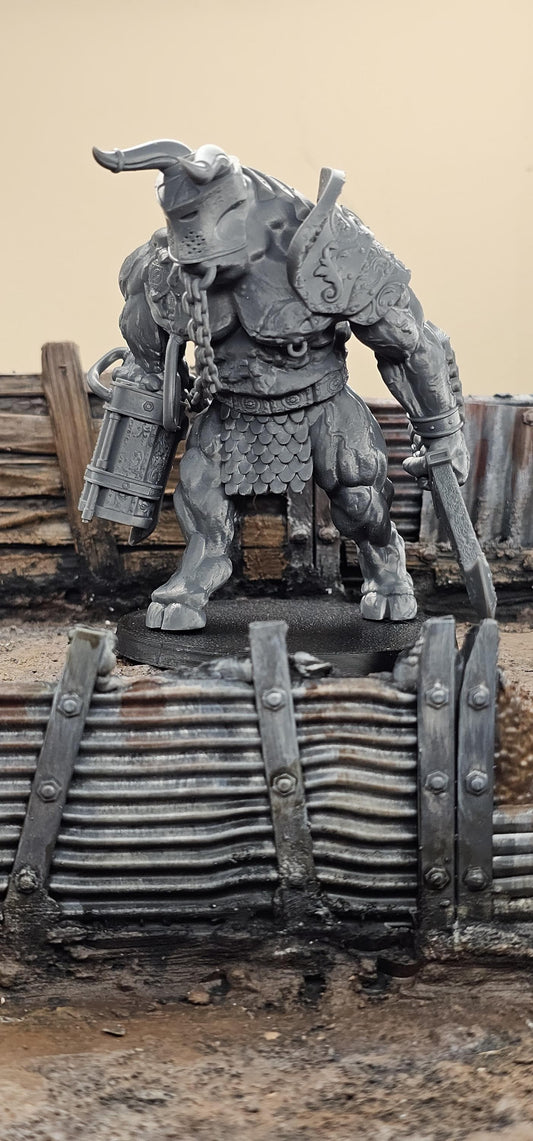 Emirate Iron Bull - 3D printed miniature  - Wargaming - Trench Grimdark