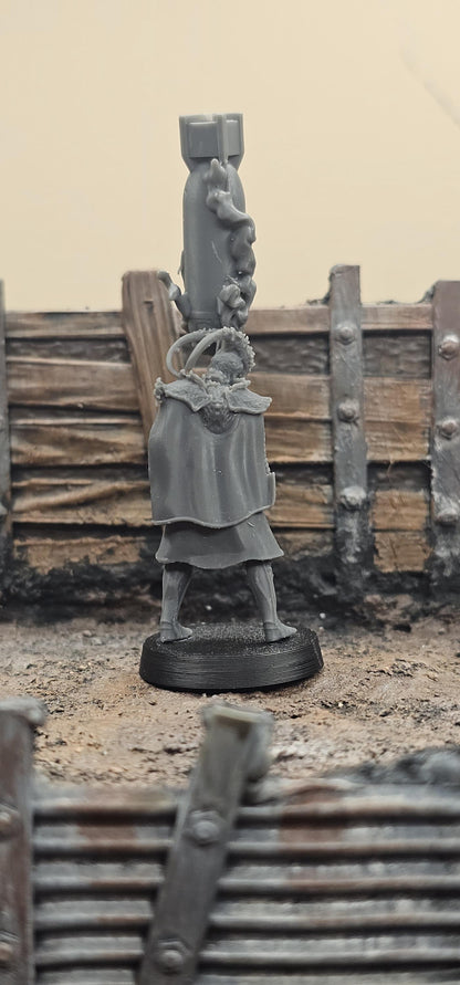 Hollowed legion - Artilery Warlock by Realsteone - 3D Printed miniature Trench compatible