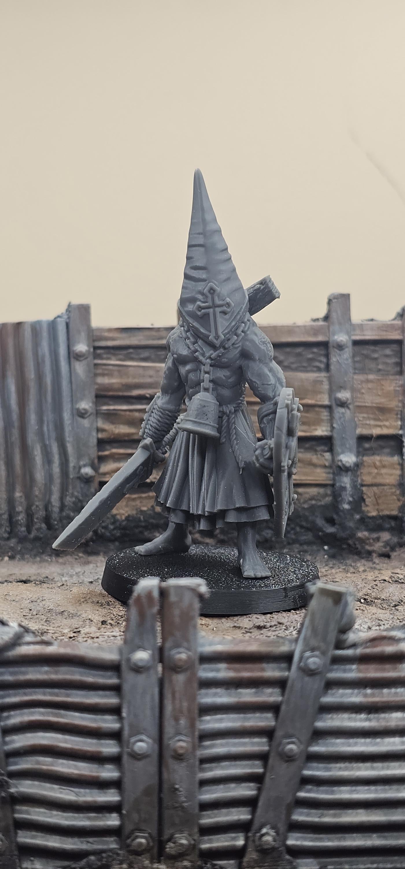 Pilgrim Executioner - 3D printed miniature  - Wargaming - Trench Grimdark