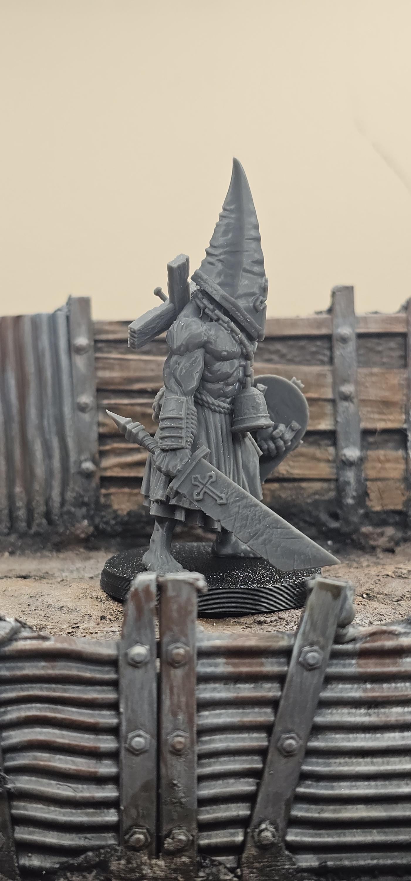 Pilgrim Executioner - 3D printed miniature  - Wargaming - Trench Grimdark
