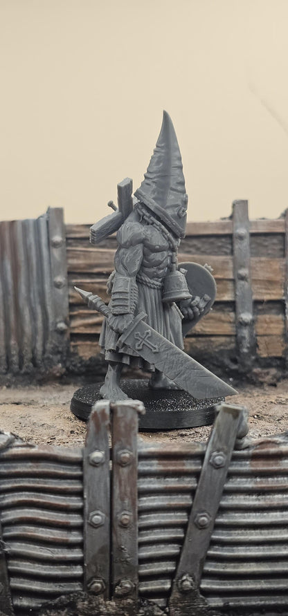 Pilgrim Executioner - 3D printed miniature  - Wargaming - Trench Grimdark