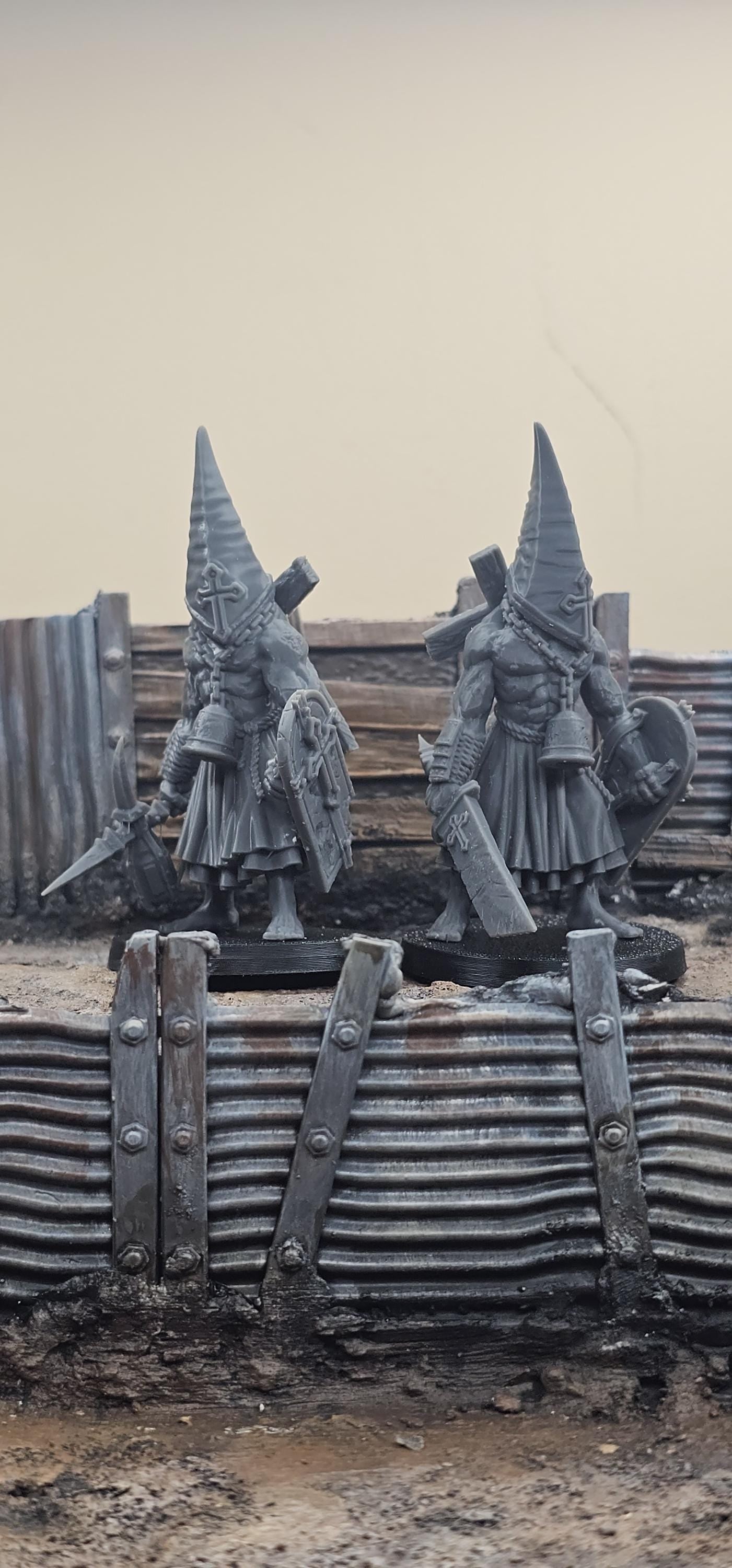 Pilgrim Executioner - 3D printed miniature  - Wargaming - Trench Grimdark