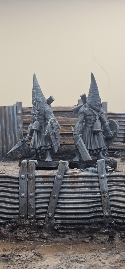 Pilgrim Executioner - 3D printed miniature  - Wargaming - Trench Grimdark