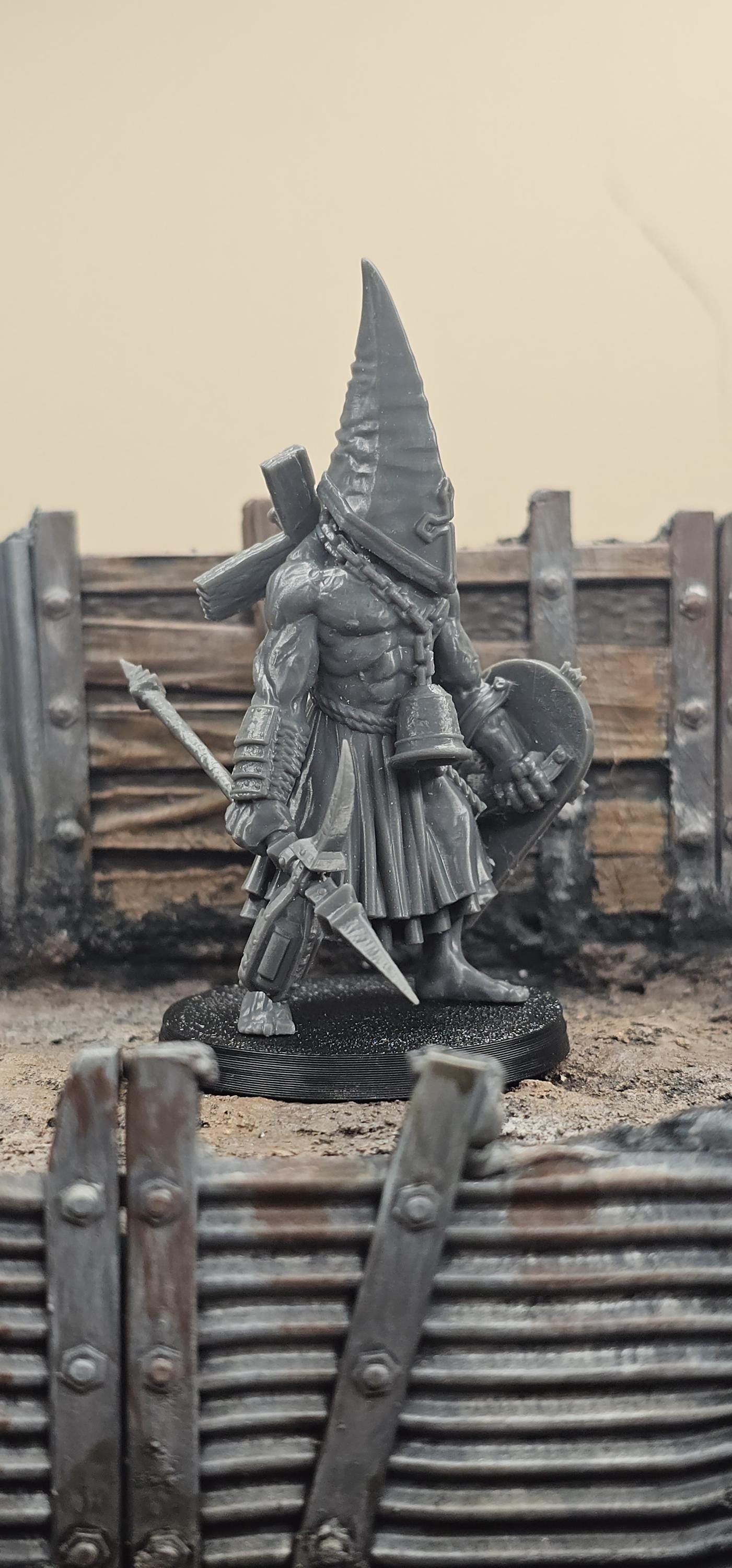 Pilgrim Executioner - 3D printed miniature  - Wargaming - Trench Grimdark