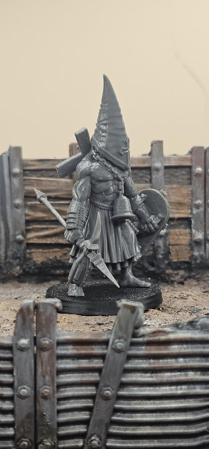 Pilgrim Executioner - 3D printed miniature  - Wargaming - Trench Grimdark