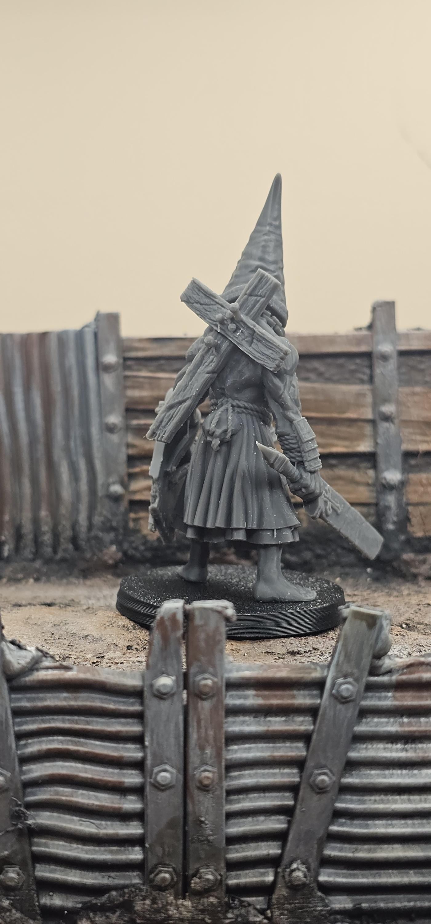 Pilgrim Executioner - 3D printed miniature  - Wargaming - Trench Grimdark