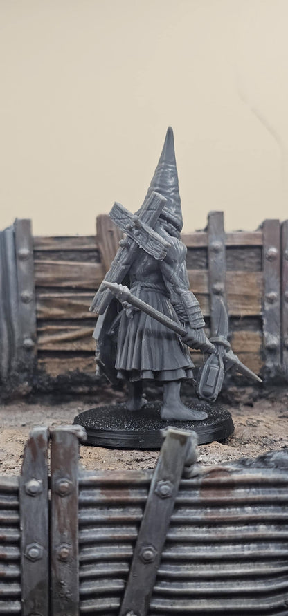 Pilgrim Executioner - 3D printed miniature  - Wargaming - Trench Grimdark