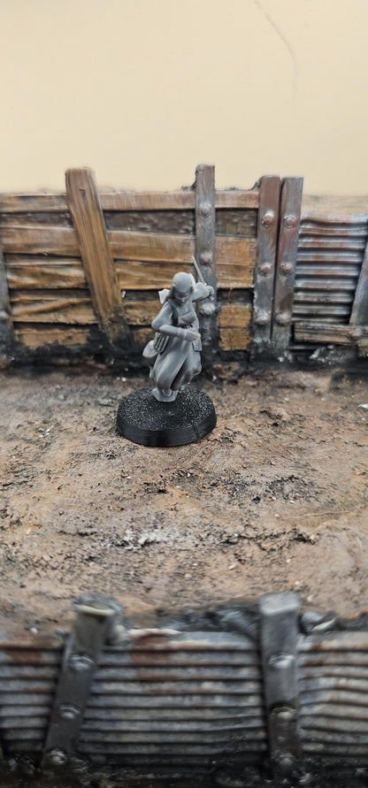 Trench Medic - 3D printed Grimdark Miniature