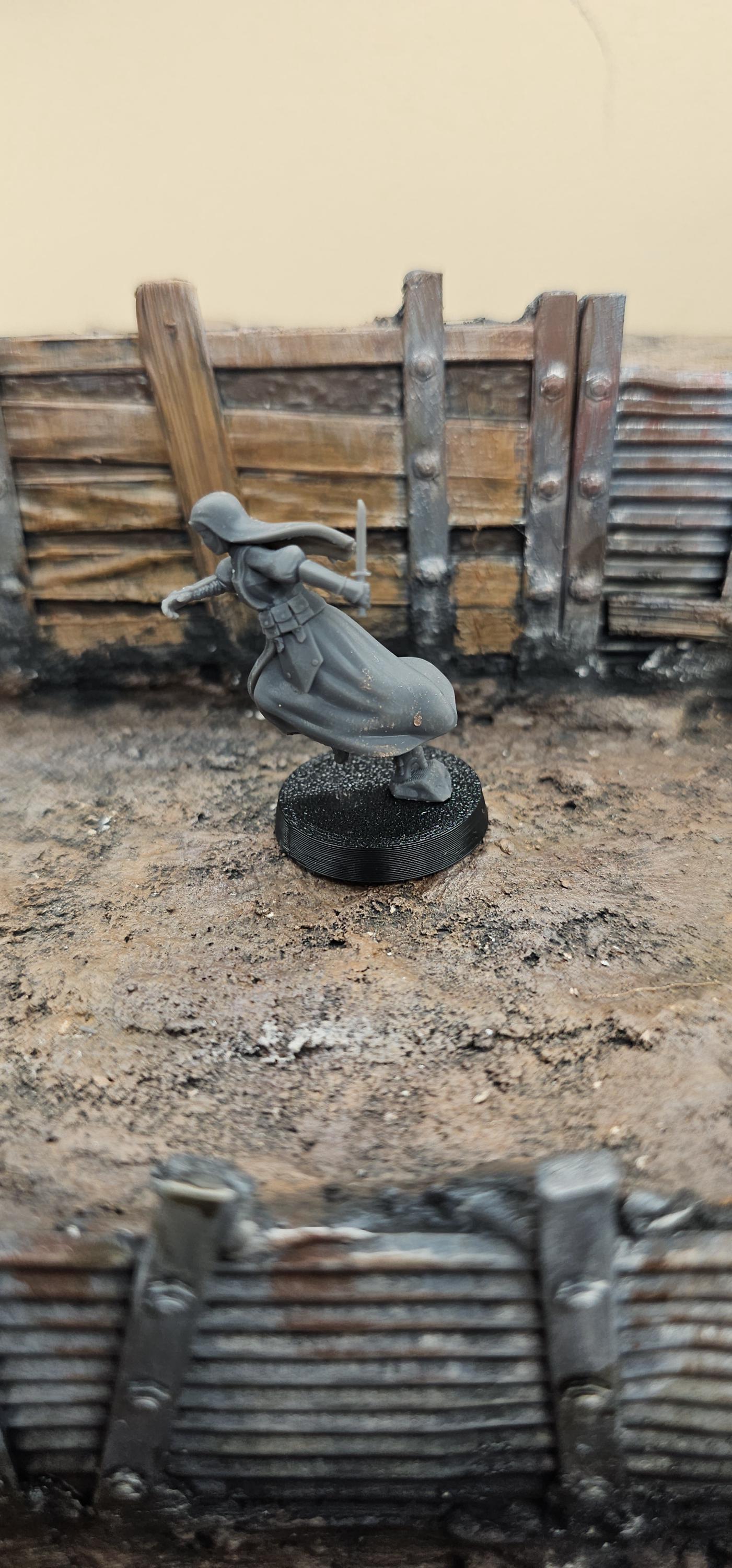 Trench Medic - 3D printed Grimdark Miniature