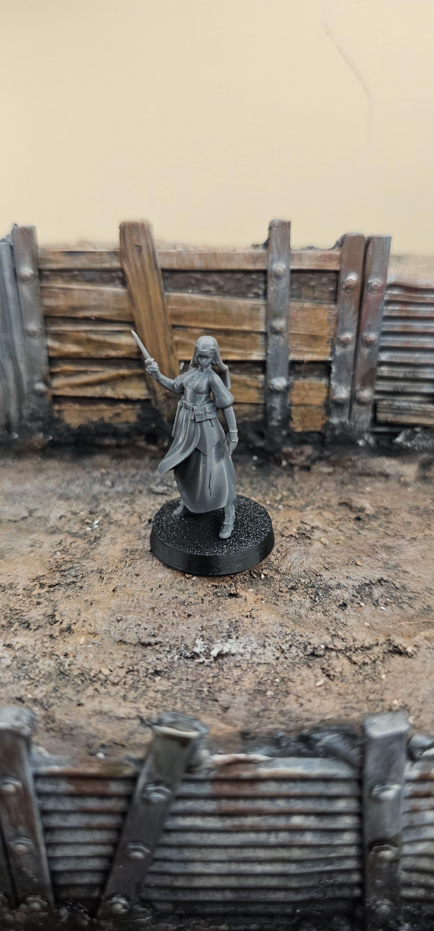 Trench Medic - 3D printed Grimdark Miniature