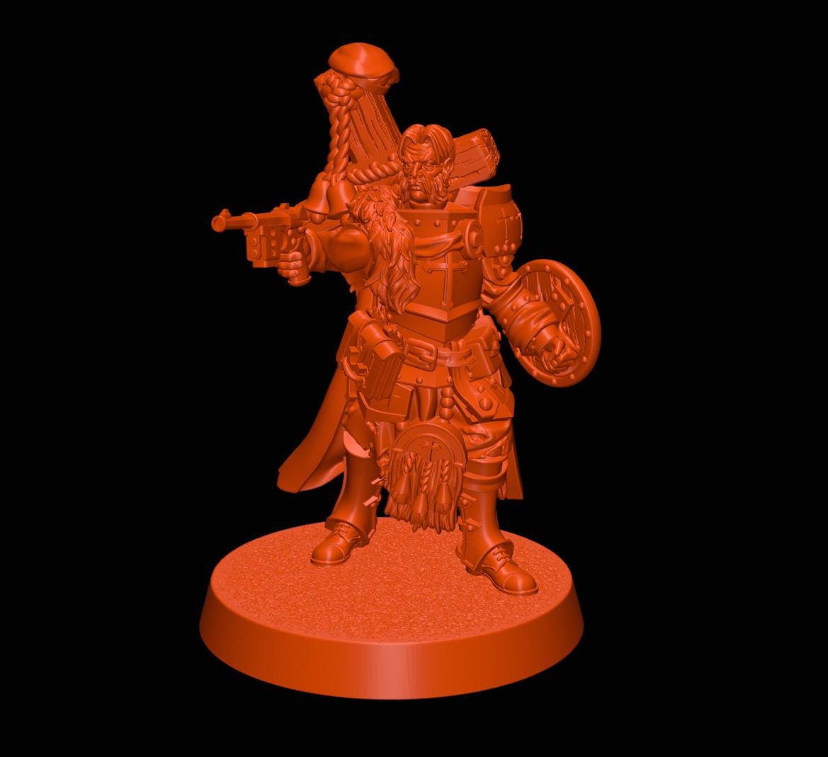 Highlanders warband - 15x Grimdark miniature - 3D printed Grimdark Miniature