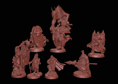 Disciples of Gold Warband - 14x Resin Miniatures - 3D printed Grimdark Miniature