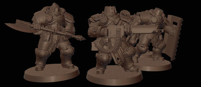 Trenchers - 3D Printed Miniature - Grimdark - Wargaming