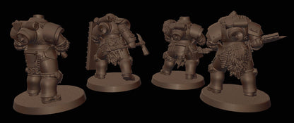 Trenchers - 3D Printed Miniature - Grimdark - Wargaming