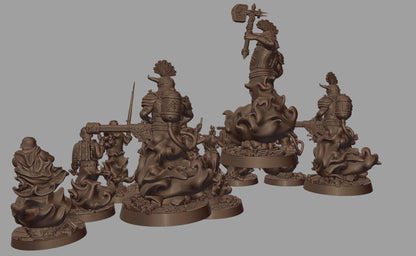 Ghosts of the Past Sins Warband - 3D printed Grimdark Miniature