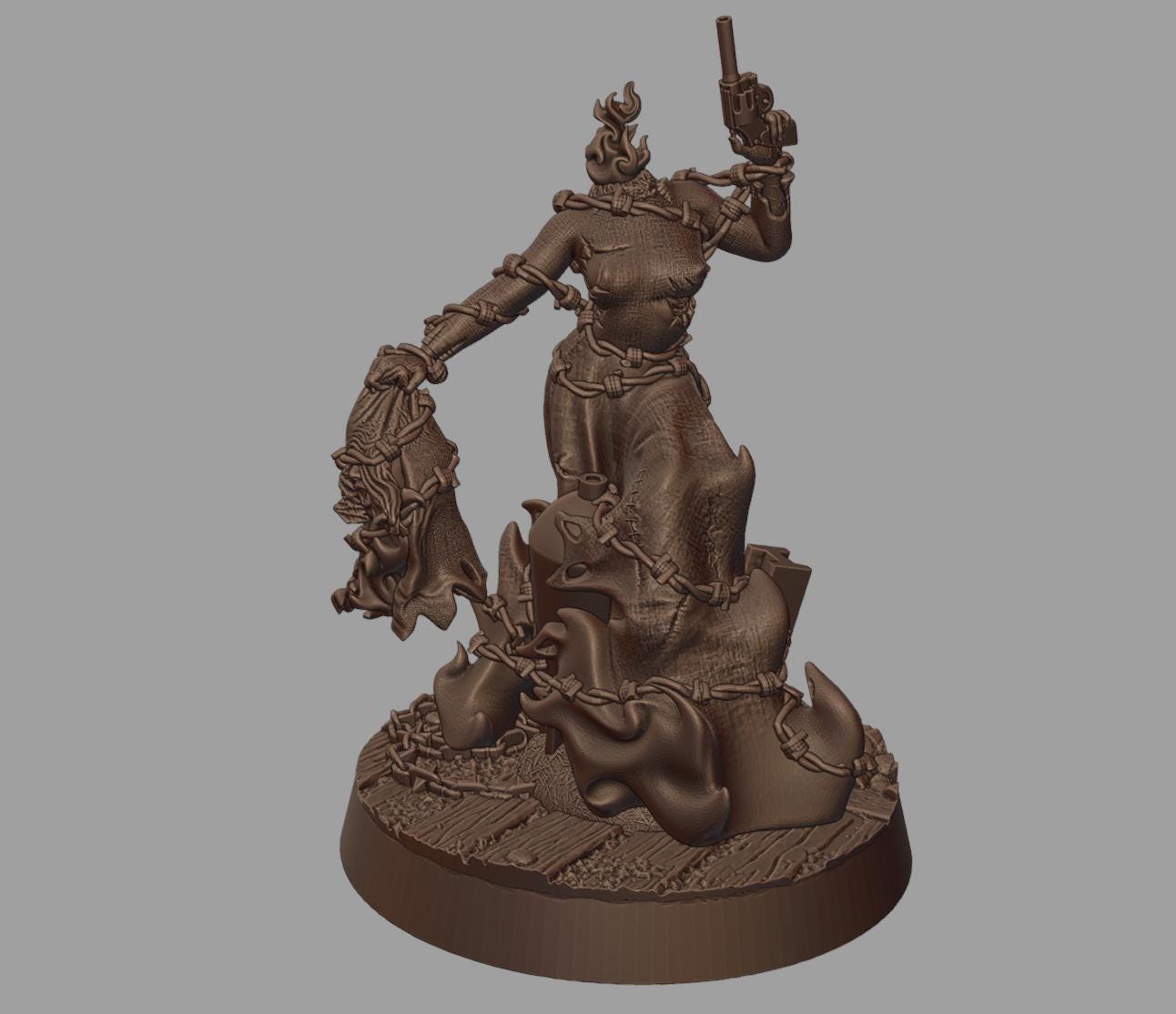 Ghosts of the Past Sins Warband - 3D printed Grimdark Miniature