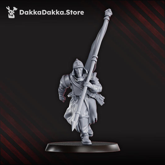 Choragiew Bearer - 3D printed Grimdark Miniature
