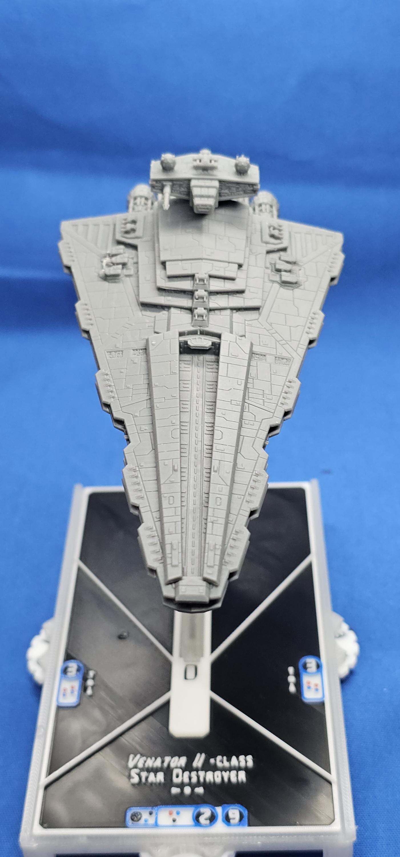 Star Wars Armada Venator class star destroyer Imperial refit – Length:165mm High-Detail 3D Printed Model