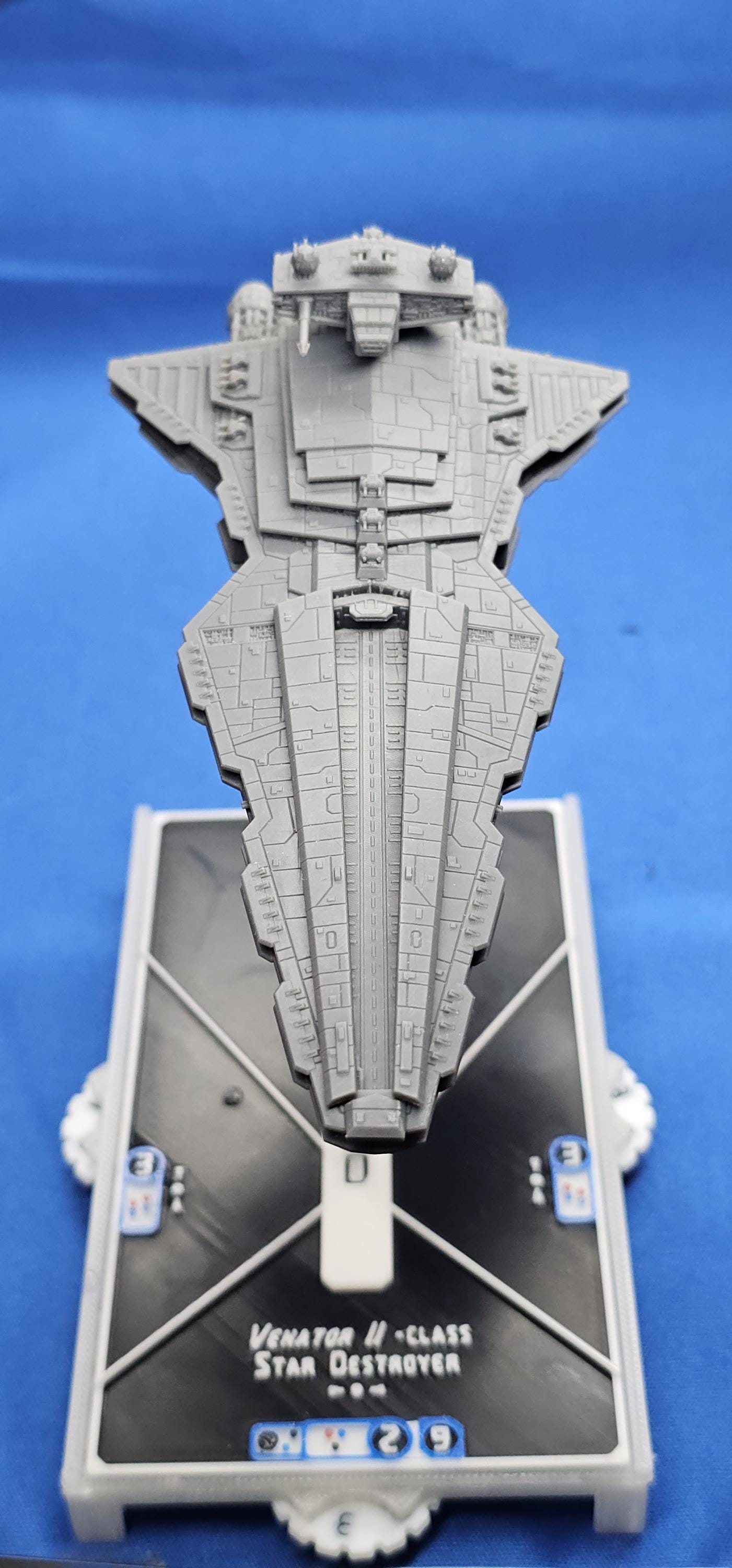 Star Wars Armada Venator class star destroyer Imperial refit – Length:165mm High-Detail 3D Printed Model