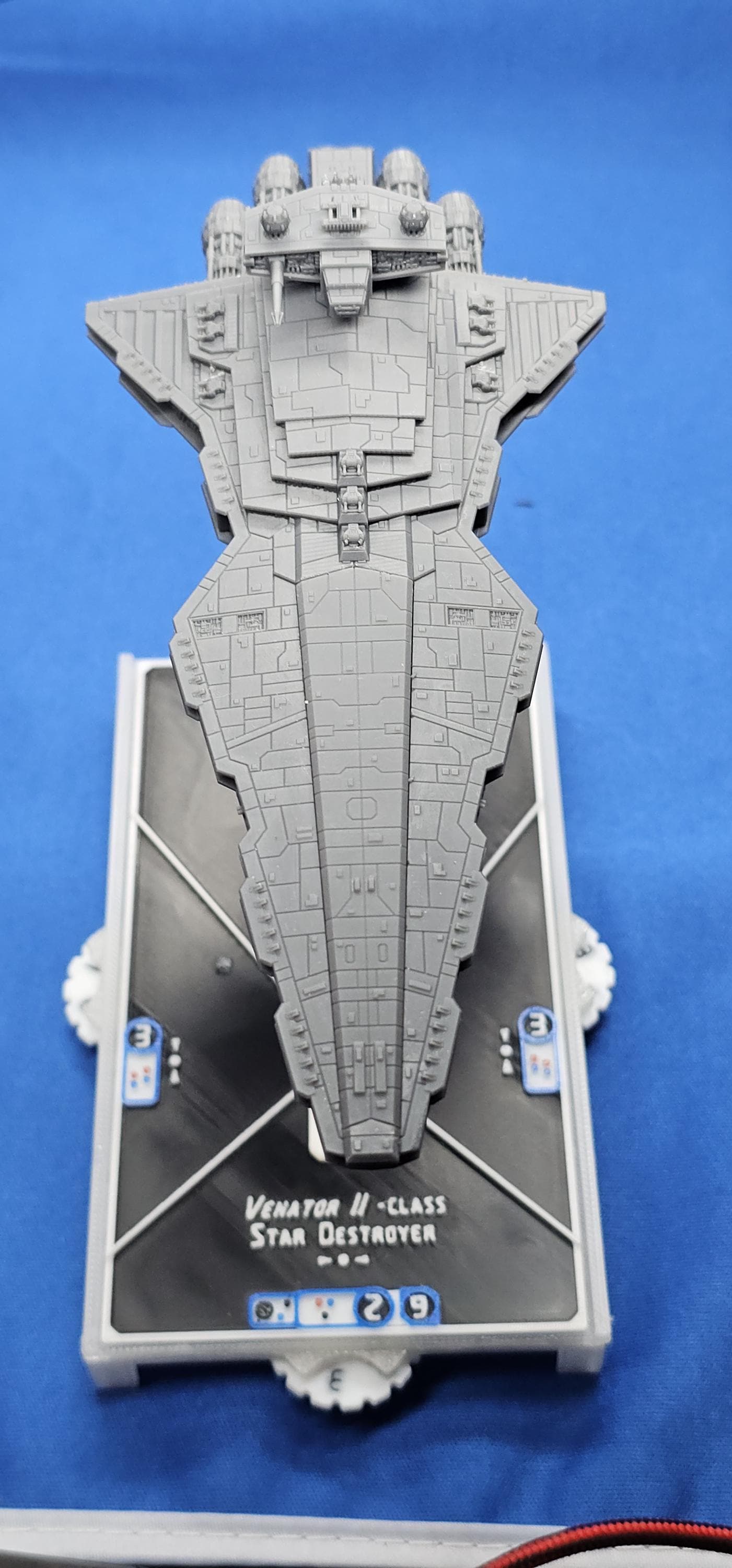 Star Wars Armada Venator class star destroyer Imperial refit – Length:165mm High-Detail 3D Printed Model
