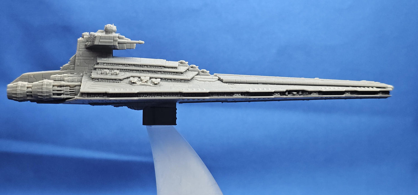 Star Wars Armada Venator class star destroyer Imperial refit – Length:165mm High-Detail 3D Printed Model