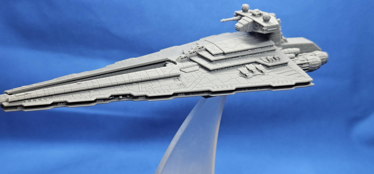 Star Wars Armada Venator class star destroyer Imperial refit – Length:165mm High-Detail 3D Printed Model