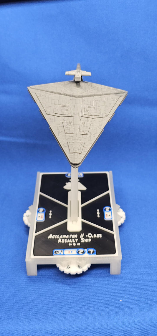 Star Wars Armada Republic Acclamator II Assault Ship – Length:122mm High-Detail 3D Printed Model