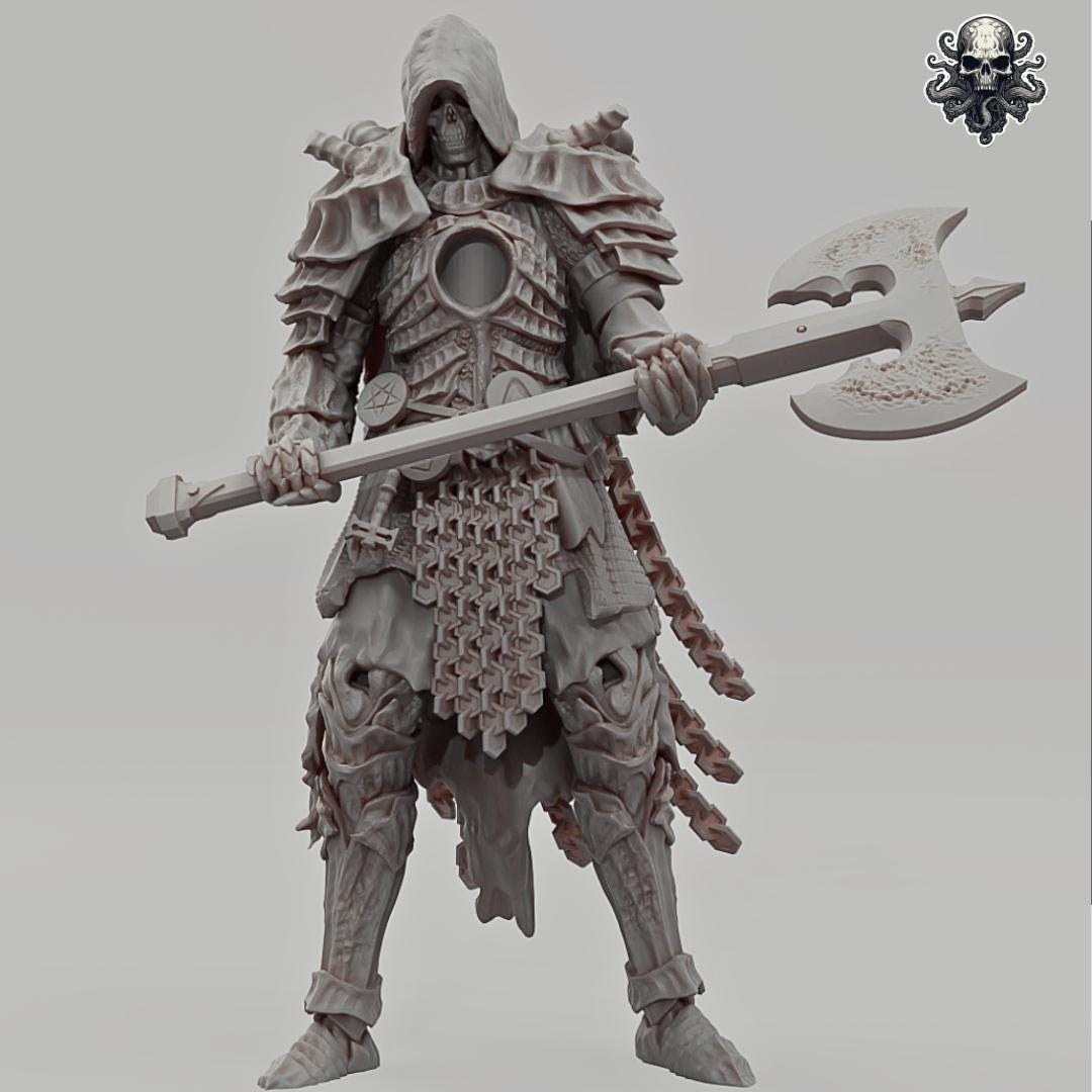 Ringed City Hell Knights - 3D printed miniature  - Wargaming - Trench Grimdark