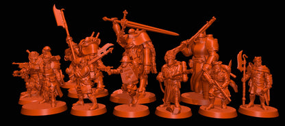 Highlanders warband - 15x Grimdark miniature - 3D printed Grimdark Miniature