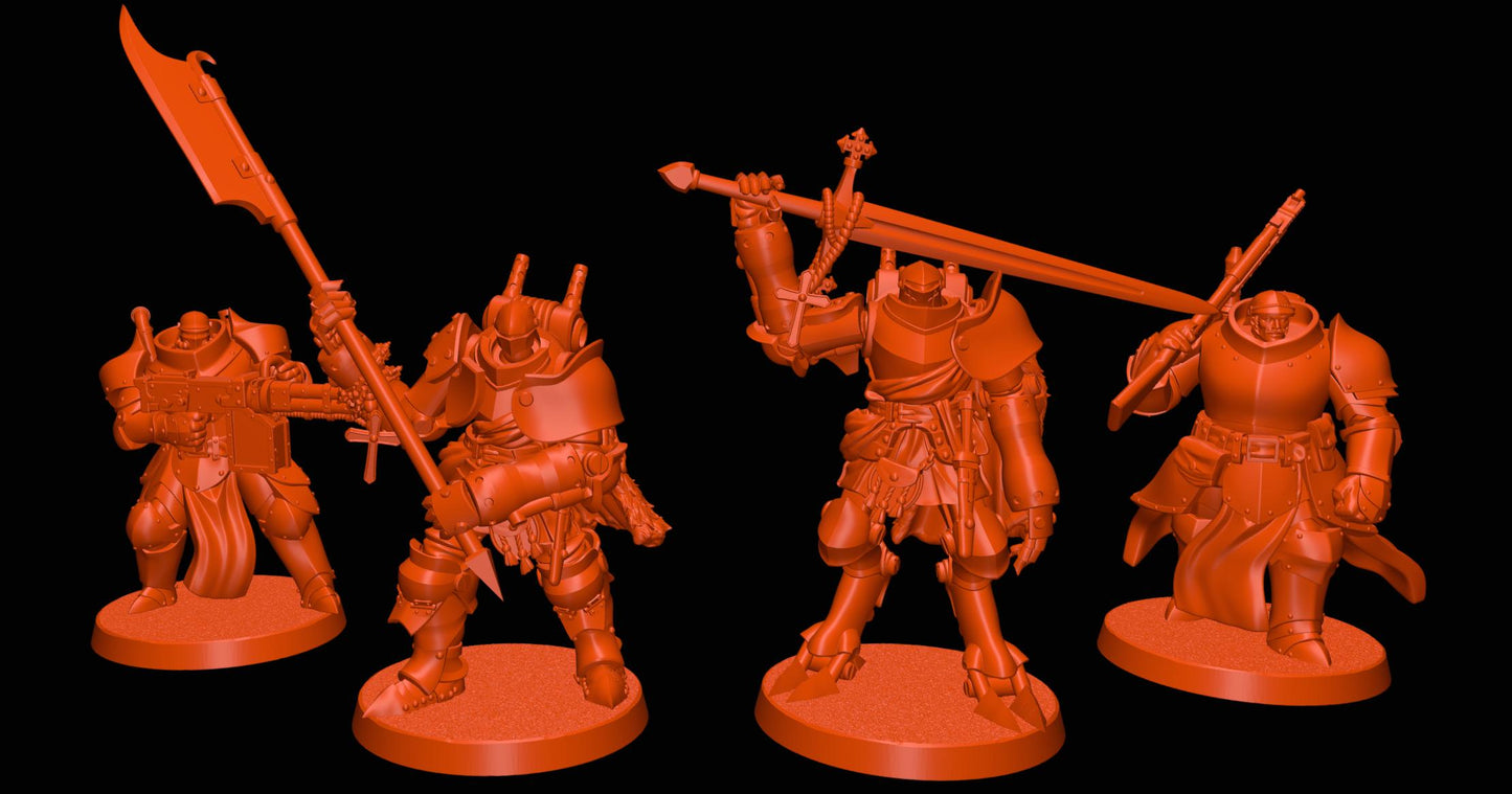 Highlanders warband - 15x Grimdark miniature - 3D printed Grimdark Miniature