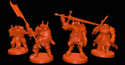 Highlanders warband - 15x Grimdark miniature - 3D printed Grimdark Miniature