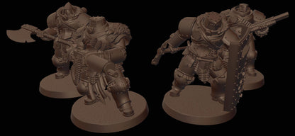 Trenchers - 3D Printed Miniature - Grimdark - Wargaming