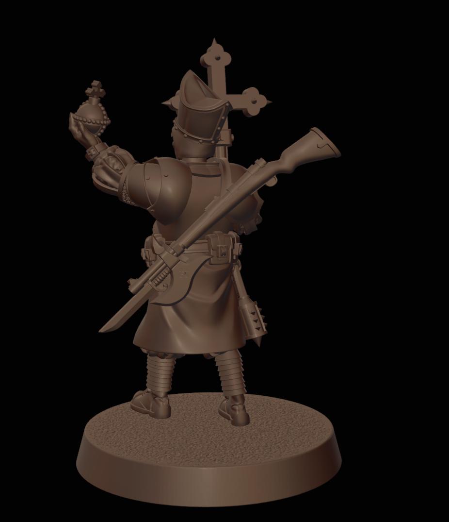 Trenchers - 3D Printed Miniature - Grimdark - Wargaming